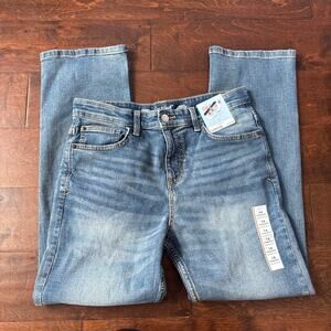 Cat and Jack Boys Jeans Size 16 Straight Adjustable Waist Stretch NEW